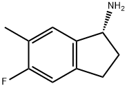 (R)-5-氟-6-甲基-2,3-二氢-1H-茚-1-胺, 730980-45-7, 结构式