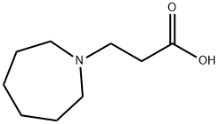 3-アゼパン-1-イルプロパン酸 化学構造式