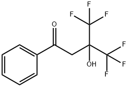 4,4,4-TRIFLUORO-3-HYDROXY-3-(TRIFLUOROMETHYL)BUTYROPHENONE, 97% MIN. Structure