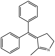 3-BENZHYDRYLIDENE-2-METHYL-1-PYRROLINE Structure