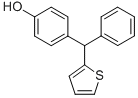4-(PHENYL-THIOPHEN-2-YL-METHYL)-PHENOL 结构式