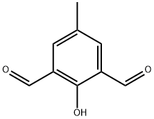 2,6-二甲酰-4-甲基苯酚, 7310-95-4, 结构式