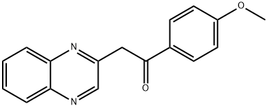 1-(4-METHOXYPHENYL)-2-QUINOXALIN-2-YLETHANONE
 Struktur