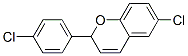 6-chloro-2-(4-chlorophenyl)-2H-1-benzopyran 结构式