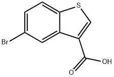 5-BROMOBENZO[B]THIOPHENE-3-CARBOXYLIC ACID Struktur