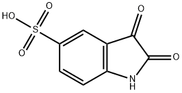 靛红-5-磺酸,7313-70-4,结构式