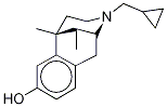 (2R,11R)-3-(シクロプロピルメチル)-1,2,3,4,5,6-ヘキサヒドロ-6,11-ジメチル-2α,6α-メタノ-3-ベンゾアゾシン-8-オール 化学構造式