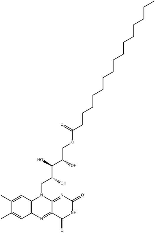 riboflavin-5'-monopalmitate 结构式