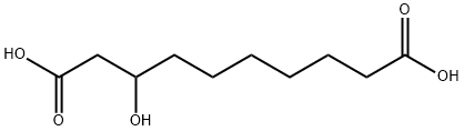 3-Hydroxysebacic Acid Structure