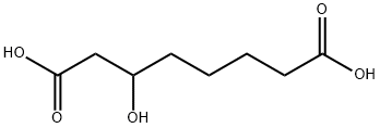 3-hydroxy-Octanedioic acid, 73141-47-6, 结构式