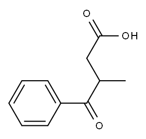 3-甲基-4-氧代-4-苯基丁酸 结构式