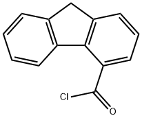 9H-芴-4-甲酰氯 结构式