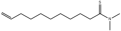 10-Undecenethioamide,  N,N-dimethyl- Structure