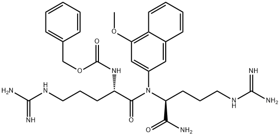 Z-ARG-ARG-4-METHOXY-2-NAPHTHYLAMINE Structure