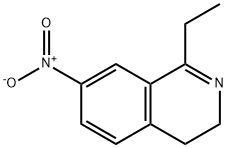 Isoquinoline, 1-ethyl-3,4-dihydro-7-nitro- (9CI) Structure