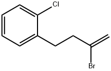 1-(3-溴丁-3-烯-1-基)-2-氯苯 结构式