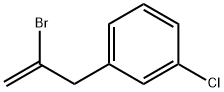 2-Bromo-3-(3-chlorophenyl)prop-1-ene Struktur