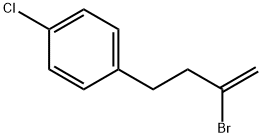2-Bromo-4-(4-chlorophenyl)but-1-ene Struktur