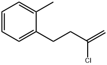 2-クロロ-4-(2-メチルフェニル)-1-ブテン 化学構造式