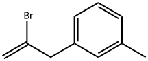 2-溴-3-(2-甲基苯基)-1-丙烯 结构式