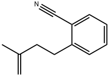 4-(2-氰基苯基)-2-甲基-1-丁烯 结构式