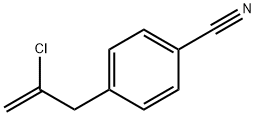 2-CHLORO-3-(4-CYANOPHENYL)-1-PROPENE Structure