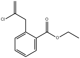 3-(2-카보에톡시페닐)-2-클로로-1-프로펜
