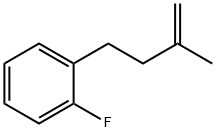 Benzene, 1-fluoro-2-(3-methyl-3-butenyl)- (9CI) Structure