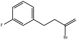 1-(3-溴丁-3-烯-1-基)-3-氟苯 结构式