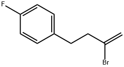 2-BROMO-4-(4-FLUOROPHENYL)-1-BUTENE Struktur