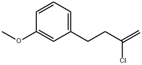 2-CHLORO-4-(3-METHOXYPHENYL)-1-BUTENE Struktur