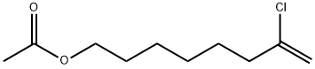 8-アセトキシ-2-クロロ-1-オクテン 化学構造式