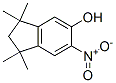 2,3-ジヒドロ-1,1,3,3-テトラメチル-6-ニトロ-1H-インデン-5-オール 化学構造式