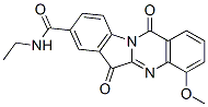 Indolo[2,1-b]quinazoline-8-carboxamide,  N-ethyl-6,12-dihydro-4-methoxy-6,12-dioxo- Struktur