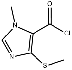 1H-Imidazole-5-carbonylchloride,1-methyl-4-(methylthio)-(9CI) 化学構造式