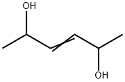 3-ヘキセン-2,5-ジオール 化学構造式