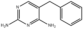 5-ベンジルピリミジン-2,4-ジアミン 化学構造式