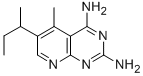 Pyrido(2,3-d)pyrimidine, 2,4-diamino-6-sec-butyl-5-methyl- Structure