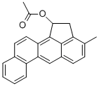 1-Acetoxy-3-methylcholanthrene Struktur