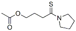 Pyrrolidine,  1-[4-(acetyloxy)-1-thioxobutyl]-  (9CI) Structure
