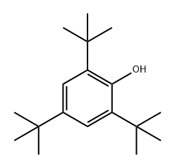 2,4,6-トリ-tert-ブチルフェノール 化学構造式