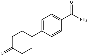 4-苯甲酰胺-环己酮,73204-06-5,结构式