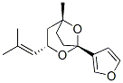 (1R,3S,5R)-1-(3-Furyl)-5-methyl-3-(2-methyl-1-propenyl)-2,8-dioxabicyclo[3.2.1]octane Structure