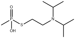 diisopropylaminoethyl methyl thiolophosphonate Structure