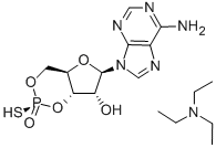 SP-ADENOSINE 3',5'-CYCLIC MONOPHOSPHOTHIOATE TRIETHYLAMINE Structure