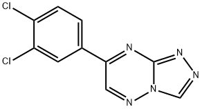 4-(3,4-dichlorophenyl)-1,2,5,7,8-pentazabicyclo[4.3.0]nona-2,4,6,8-tet raene Structure