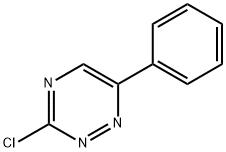 3-クロロ-6-フェニル-1,2,4-トリアジン 化学構造式