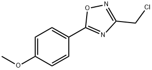 3-(CHLOROMETHYL)-5-(4-METHOXYPHENYL)-1,2,4-OXADIAZOLE Structure