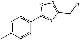 3-(氯甲基)-5-(4-甲基苯基)-1,2,4-噁二唑 结构式