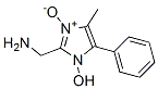 1H-Imidazole-2-methanamine, 1-hydroxy-4-methyl-5-phenyl-, 3-oxide (9CI) Structure